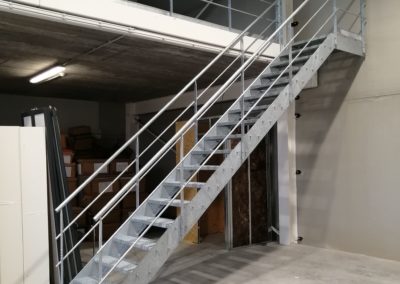 Escalier acier galvanisé